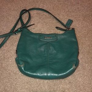 Beautiful teal Coach Purse